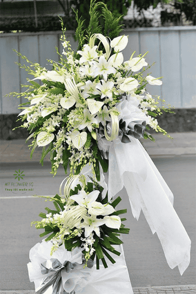 Hoa viếng đám tang Quận Tân Bình